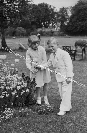 LINDEN NURSING HOME FIRST COMMUNION DAY BOY WITH SISTER